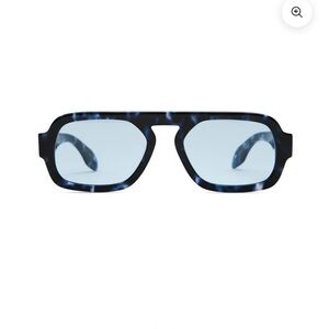Elisa Johnson mini in  Blue Tortoise Sunglasses